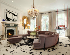 Aby Rosen and Samantha Boardman's NYC livingroom