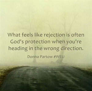 Rejection is God's protection