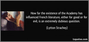 How far the existence of the Academy has influenced French literature ...