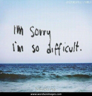 sorry my love quotes