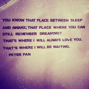 Tinkerbell to Peter Pan.