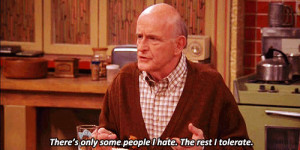 He is often found with his pants off watching sports. He is what I ...