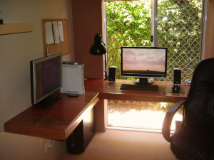 This setup was pretty sweet (don't mean to toot my own horn) but I ...