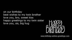 happy birthday twins quotes