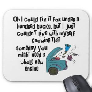 funny mechanic sayings