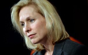 Image #: 27873790 Sen. Kirsten Gillibrand (D-NY) speaks following a ...