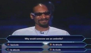 Snoop Dogg on Who Wants to Be a Millionaire being asked about his ...