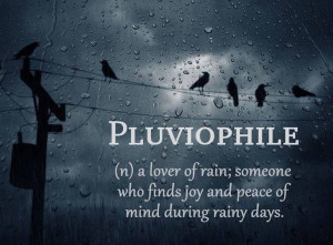 love rainy days, yep I officially have a condition.