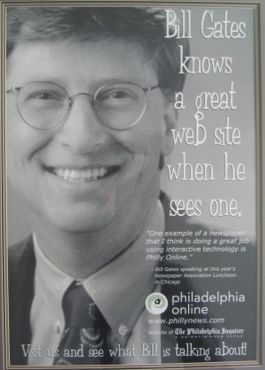 By Suzanne Fong - January 8, 2012, 2:36 pm. Quotes by Bill Gates ...