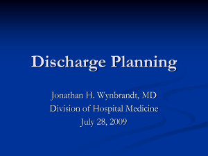 Emergency Room Discharge Templates