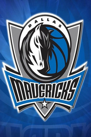 Dallas Mavericks Logo blue iPhone Wallpaper Download