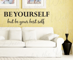 Be Your Best Self Vinyl Wall Decal Sticker