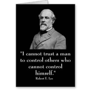 Robert E. Lee and quote by militarycards