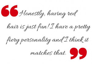 Redhead Quote From Actress #JillianRoseReed