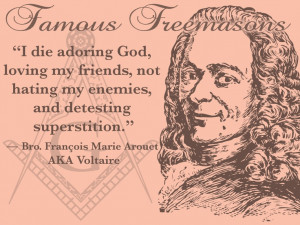 wanna die like Voltaire