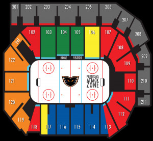 Lehigh Valley Phantoms Seating-Chart
