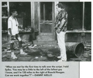 Spike Lee and Danny Aiello, from Lee's Do the Right Thing companion ...