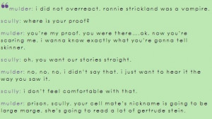 Bahaha! Large Marge... X-Files Quote Bad Blood, Season 5