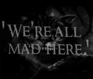 gif quote Black and White movie words Alice In Wonderland movie gif ...