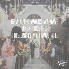 ... aisle - one the most #special moments! Photography by @Tiffany Lue-Yen