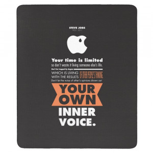 Steve Jobs Life Quotes Mouse Pad