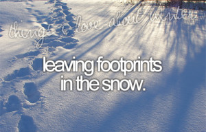 things i love about winter
