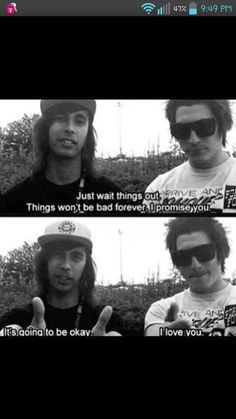 Vic and Jaime from pierce the veil More