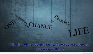 Change life quote 2015
