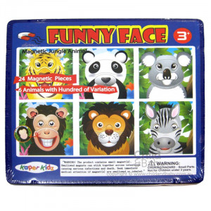 Kaper Kidz Magnetic Funny Faces Jungle Animals