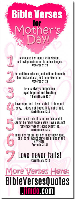 Bible Verses for Mother's Day