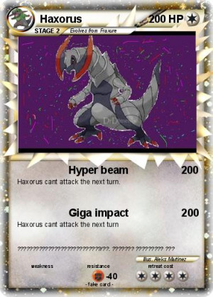 Haxorus Ex Pokemon Cards image pic hd wallpaper