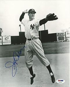 Jerry Coleman Signed Yankees 8x10 Photo PSA DNA COA HOF Picture