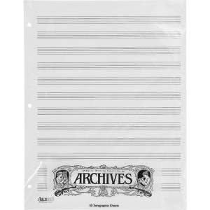 Blank Music Manuscript Paper