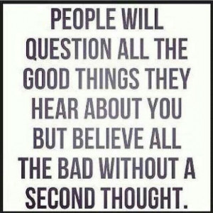 ... and believe what ever they want. Peoples opinions are irrelevant