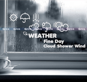 good weather identifies wall art quotes and saying home decor decal