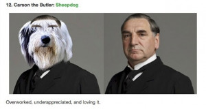 List Of The Day: If Downton Abbey Characters Were Dogs (Of The Day)