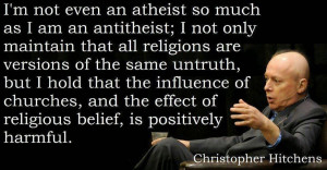 Hitchens - religious belief is harmful