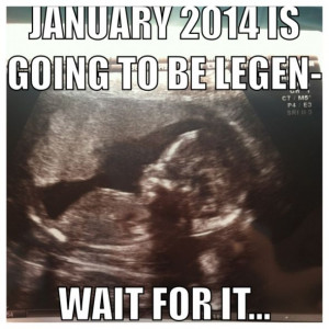 Our pregnancy announcement!