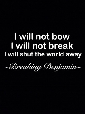 Breaking Benjamin ️
