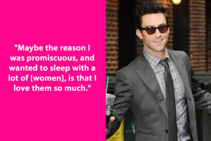 Dumb Adam Levine Quote