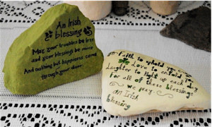 lucky quotes that are to be found out there. I made some quote rocks ...