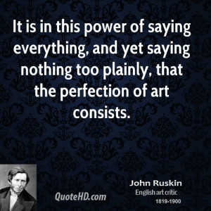 John Ruskin Nature Quotes