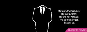 Quotes Covers Facebook Covers: Anonymous Expect Us Facebook Cover