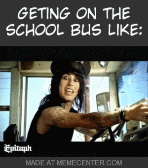 music music video meme school rock singer band bus emo ronnie radke ...