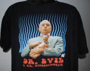 90's Dr. Evil and Mr. Biggleswo rth Austin Powers Movie T-Shirt - XL ...