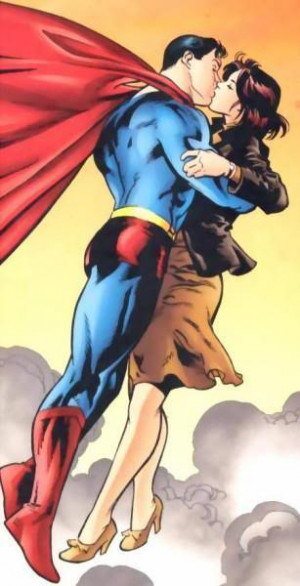Superman Love Quotes To Lois Lane Lois and superman kiss