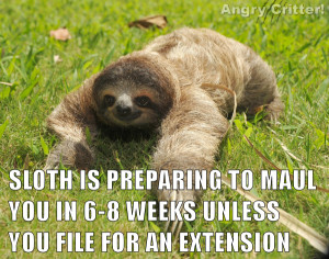 Creepy Sloth Will Maul You...