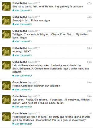 Gucci Mane Attacks Everybody on Twitter Nicki Minaj amp Tyga Respond