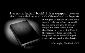 quotes weapons Bible books The Book of Eli wallpaper background