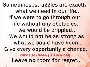 quotes about getting through life struggles